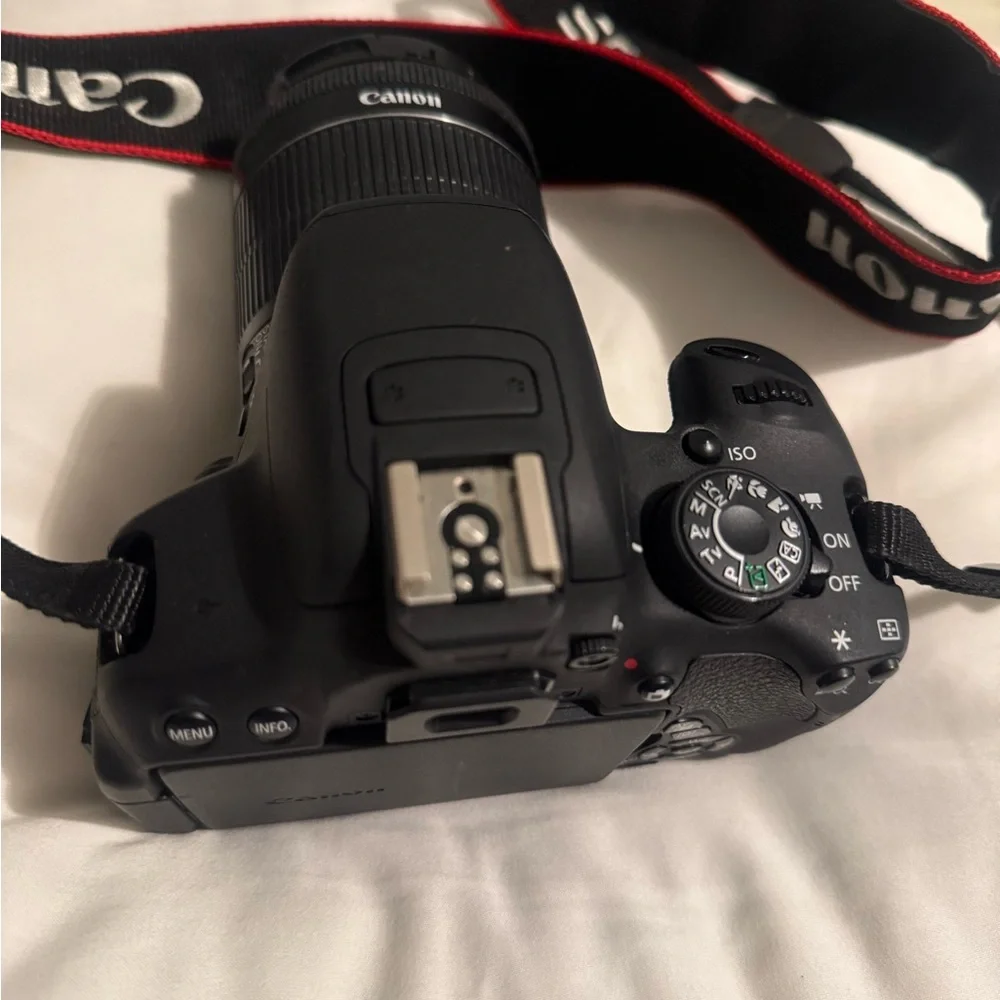 Canon Black DSLR Camera with Bag and Lenses